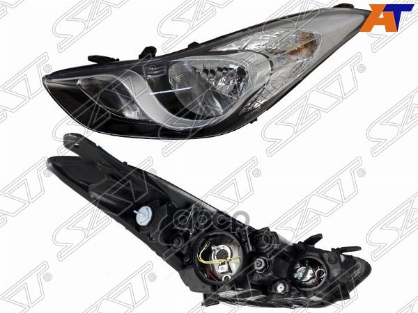 Фара Hyundai Elantra 10-13 (Слева/ Галоген/ Ручная регулировка) Sat арт. ST-221-1162L-LD-2