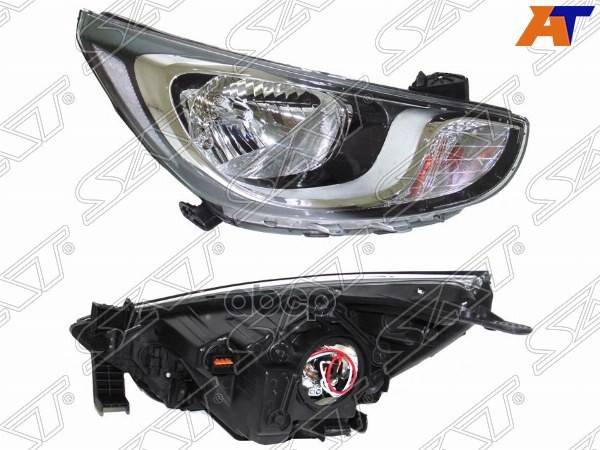 Фара Hyundai Solaris 10-14 / Accent 11-17 (Справа/ С электрокорректором) Sat арт. ST-221-11S1R
