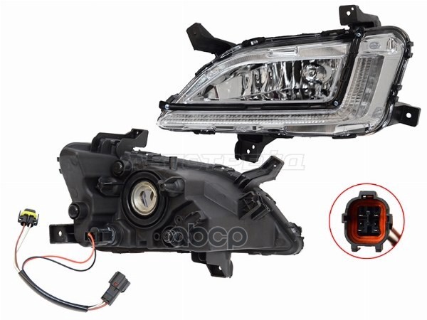 Фара противотуманная (Слева/ ДХО) Hyundai Tucson 18-21 Sat арт. ST-221-2057LLD