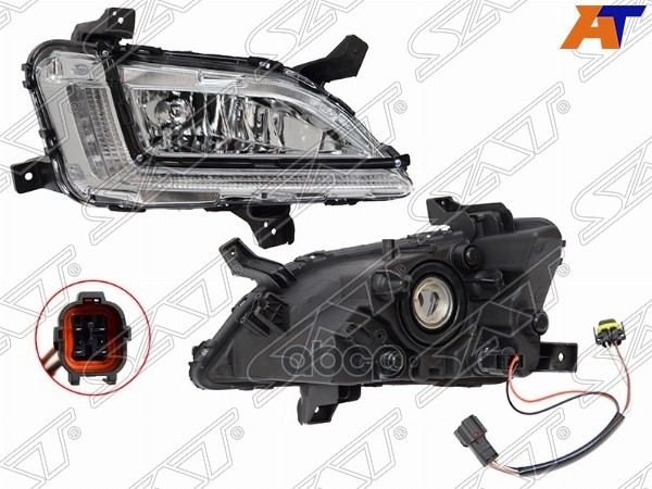 Фара противотуманная (Справа/ ДХО) Hyundai Tucson 18-21 Sat арт. ST-221-2057RLD
