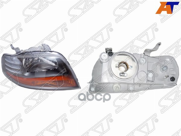 Фара Chevrolet Aveo 02-09 (Справа/ Ручная регулировка/ 5D HBK/4D SED) Sat арт. ST-222-1112R