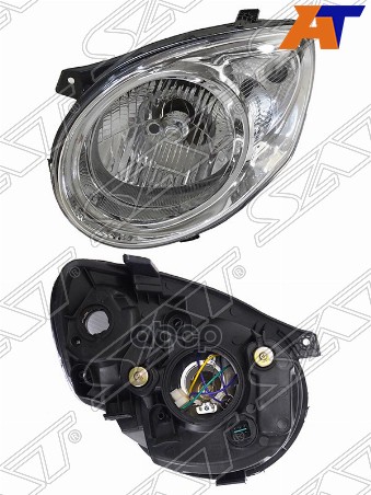Фара Kia Picanto 07-10 (Слева/ Галоген/ Ручная регулировка) Sat арт. ST-223-1128L