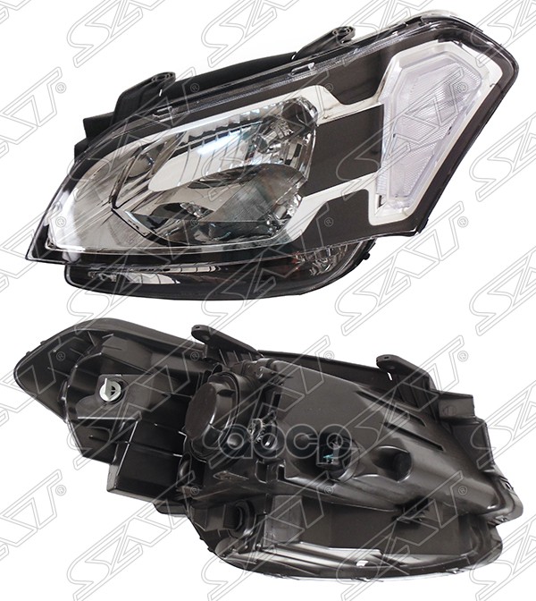 Фара Kia Soul 08-11 (Слева/ Галоген/ Ручная регулировка) Sat арт. ST-223-1133L