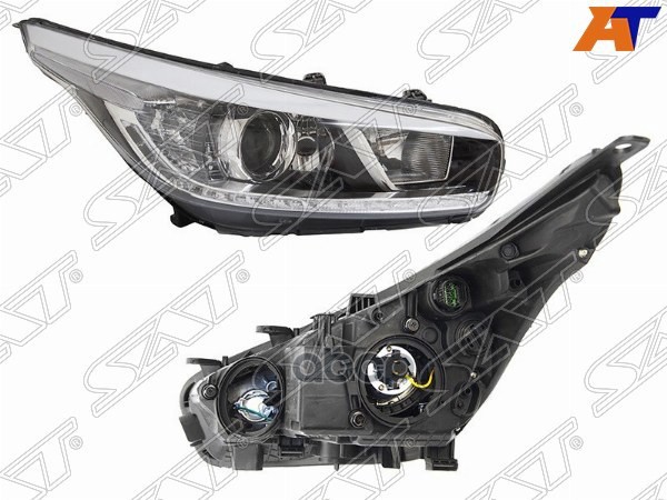 Фара Kia Ceed 12-18 (Справа/ Галоген/ ДХО/ С электрокорректором) Sat арт. ST-223-1149RMLDEM2