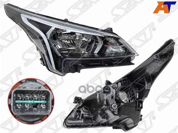 Фара Kia Rio 20-22 / Rio X-Line 20-22 (Справа/ ДХО/ под электрокорректор) Sat арт. ST-223-11R20R