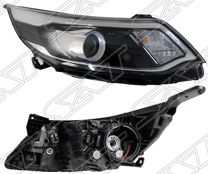 Фара Kia Rio 15-17 (Справа/ Галоген/ С электрокорректором/ Линза) Sat арт. ST-223-11R3R