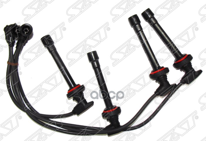 Провода высоковольтные NISSAN CUBE Z10 99-/MICRA/MARCH K11 CGA3DE/CG10DE/CG13DE 99-02 (кругл.резин.) Sat арт. ST-22440-AN200