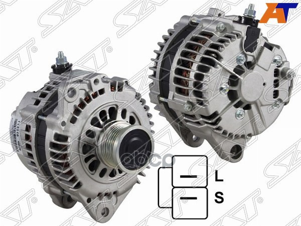 Генератор NISSAN X-TRAIL/MURANO/TEANA 2.0/2.5 03- QR20DE/QR25DE 12V 110A Sat арт. ST-23100-AU400N
