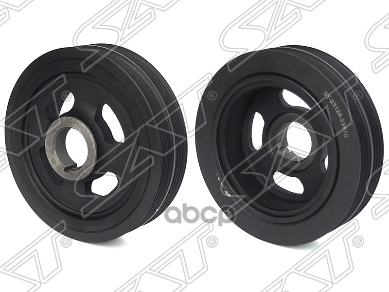 Шкив коленвала HYUNDAI TUCSON 04-10/COUPE 01-09/ELANTRA 00-06/MATRIX/LAVITA 01-06/TRAJET 00-06 Sat арт. ST-23124-23510
