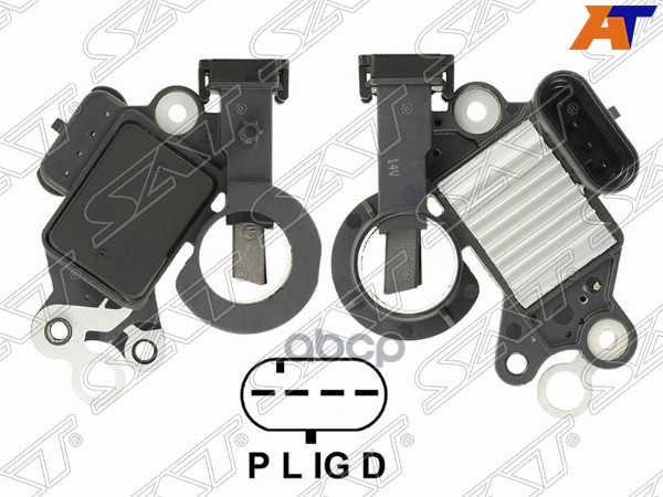 Реле-регулятор напряжения генератора SSANG YONG ACTYON 05-11 D20DT/ISTANA/KORANDO/MUSSO 95-05 OM661/ Sat арт. ST-235-0010