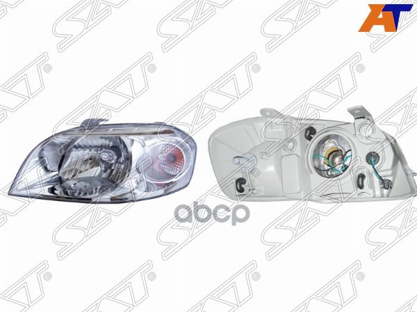 Фара Chevrolet Aveo 05-11 / Daewoo Gentra 05-11 (Слева/ Ручная регулировка/ 4D SED) Sat арт. ST-235-1104L