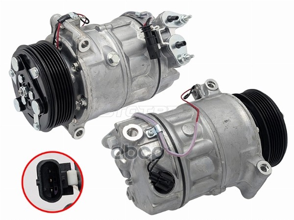Компрессор кондиционера Land Rover Discovery 09-20 / Range Rover 12-22 Sat арт. ST-245-0052