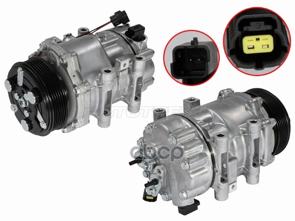 Компрессор кондиционера Chery Tiggo 4 Pro 20- / Tiggo 7 Pro 19-24 Sat арт. ST-245-0096