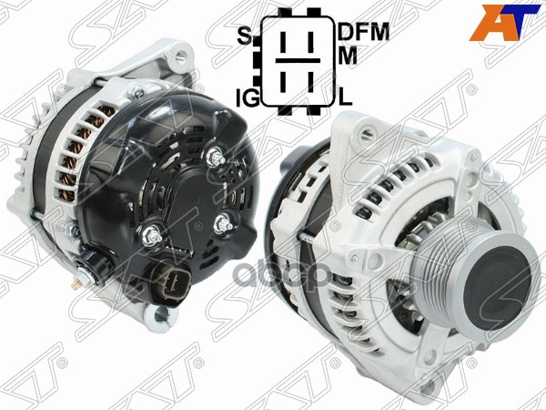 Генератор TOYOTA LAND CRUISER 120/150/DYNA/HIACE 3.0 02- 1KDFTV 12V 100A Sat арт. ST-27060-30060