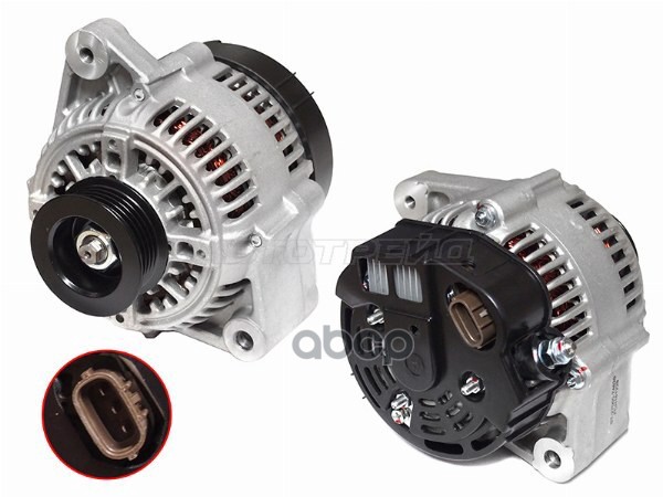 Генератор TOYOTA CORONA/CALDINA/CAMRY/VISTA 1.8 92-98/IPSUM 2.0 96-01/RAV4 2.0 94-00 3/4/5SFE 12V 80 Sat арт. ST-27060-74620