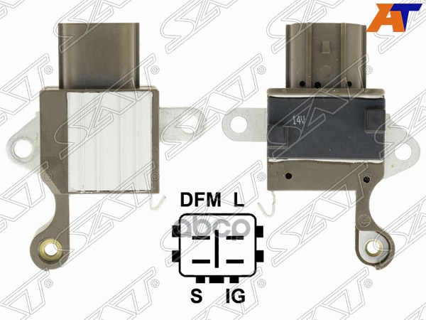 Реле-регулятор напряжения генератора TOYOTA CAMRY 12-15/RAV4 09-12 2ARFE Sat арт. ST-27700-20100