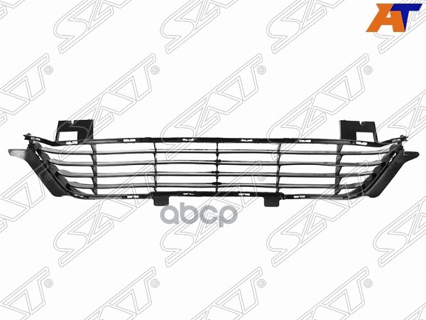 Решетка в бампер Toyota Fortuner 15-20 Sat арт. ST-30-0078