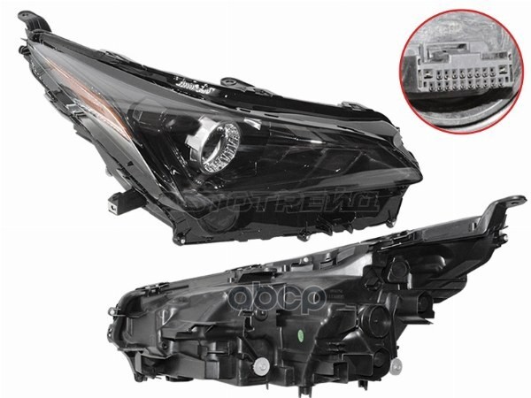 Фара Lexus NX 17-21 (Справа/ LED/ С электрокорректором) Sat арт. ST-312-11NX2R