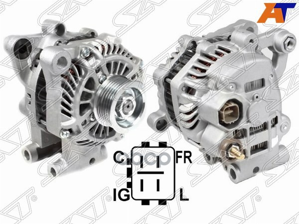 Генератор SUZUKI GRAND VITARA II 4x4 JT 2.4  09-15/SX4 2.0 10- J24B 12V 80A Sat арт. ST-31400-78K00N