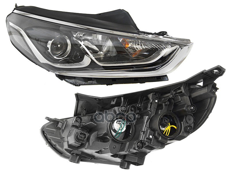 Фара Hyundai Sonata 17-19 (Справа/ Галоген/ С электрокорректором) Sat арт. ST-321-1115RMLDH