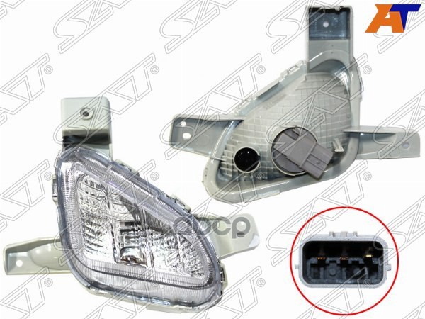 Фара противотуманная (Слева) Hyundai Sonata 17-19 Sat арт. ST-321-2018L