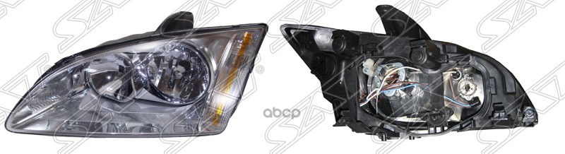 Фара Ford Focus 04-08 (Слева/ Галоген/ Ручная регулировка) Sat арт. ST-431-1169L