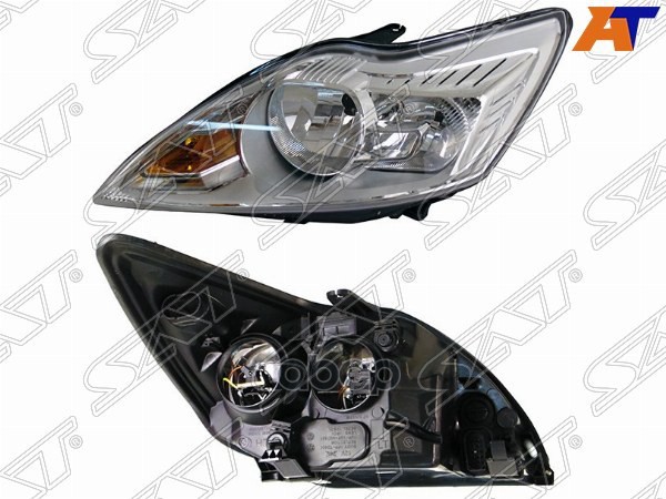 Фара Ford Focus 07-11 (Слева/ Галоген/ Ручная регулировка) Sat арт. ST-431-1170CL