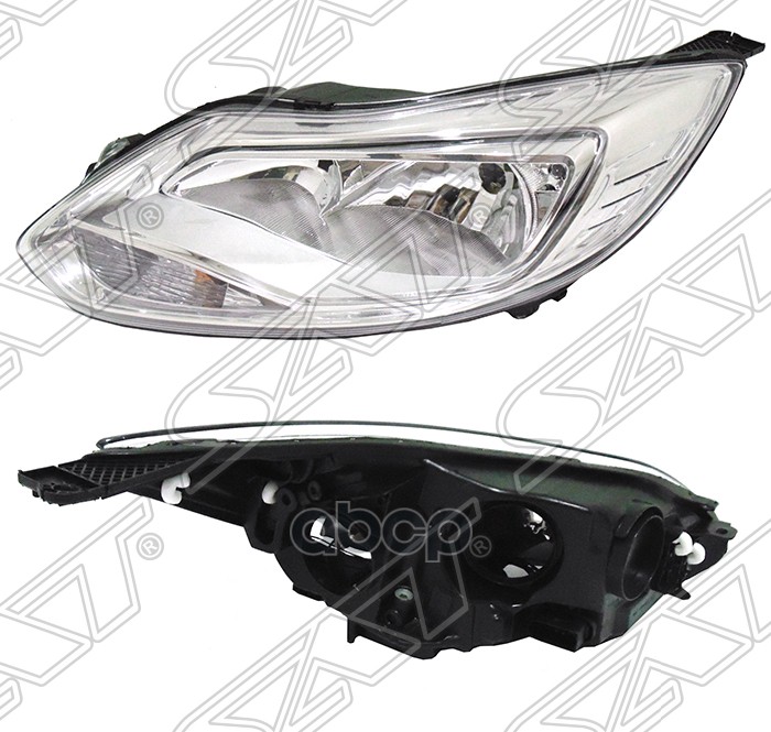 Фара Ford Focus 10-15 (Слева/ Галоген/ С электрокорректором) Sat арт. ST-431-11A4L-MLDEM1
