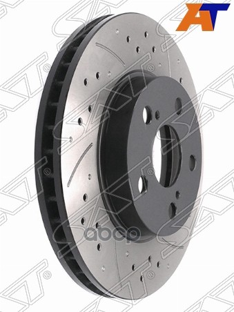 Комплект дисков тормозных передний перфорированные TOYOTA Ardeo/Opa/Premio/Allion/Corona ZZV50/#ZT24 Sat арт. ST-43512-32300PF