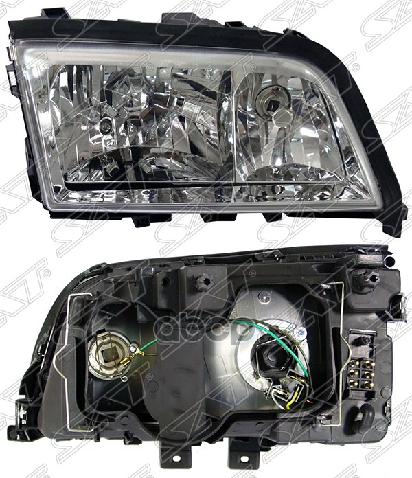 Фара Mercedes-Benz C-Class 93-97 (Справа/ Хром) Sat арт. ST-440-1107CR