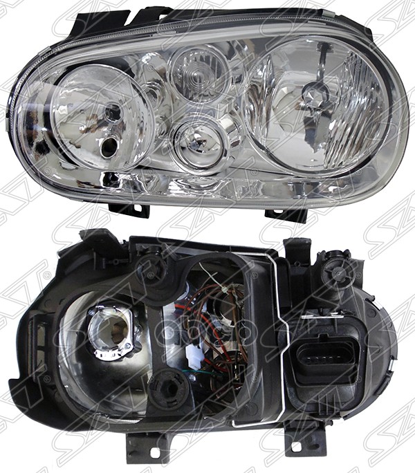 Фара Volkswagen Golf 97-06 (Слева/ С электрокорректором) Sat арт. ST-441-1130L