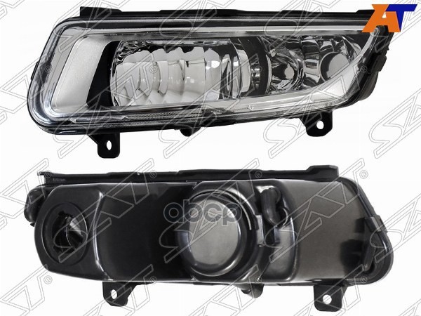 Фара противотуманная (Слева/ SEDAN 15-20 /HBK 09-13 под 1 лампу) Volkswagen Polo 09-20 Sat арт. ST-441-1625L