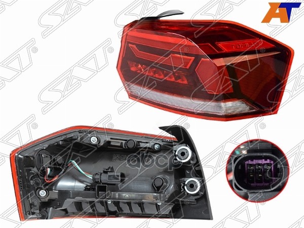 Фонарь задний Volkswagen Polo 20-22 (Справа) Sat арт. ST-441-20D1R