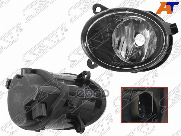 Фара противотуманная (Слева) Audi A6 04-08 / A6 allroad quattro 06-08 Sat арт. ST-446-2001L