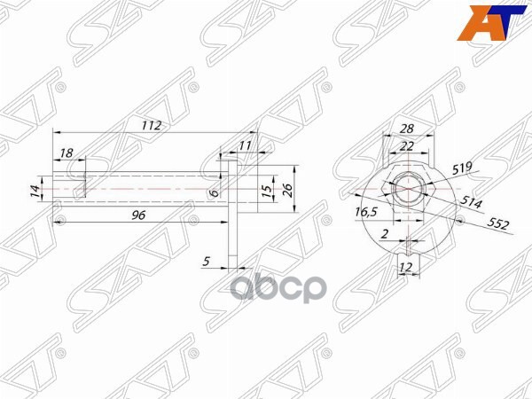 Эксцентрик нижнего рычага TOYOTA 4RUNNER/FJ CRUISER/HILUX SURF/LAND CRUISER PRADO/LEXUS GX470 02- Sat арт. ST4840960020