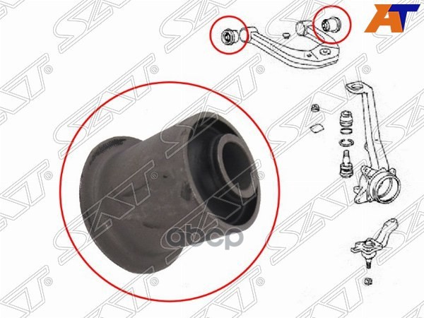 Сайлентблок рычага Toyota Land Cruiser Prado (J90) 96-02 / Hilux Surf 95-00 Sat арт. ST-48632-35080