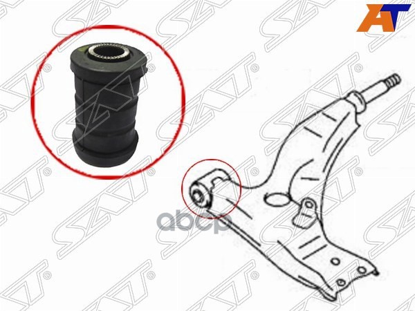 Сайлентблок рычага Toyota Avensis (T220) 97-03 / Caldina 92-02 Sat арт. ST-48654-12050