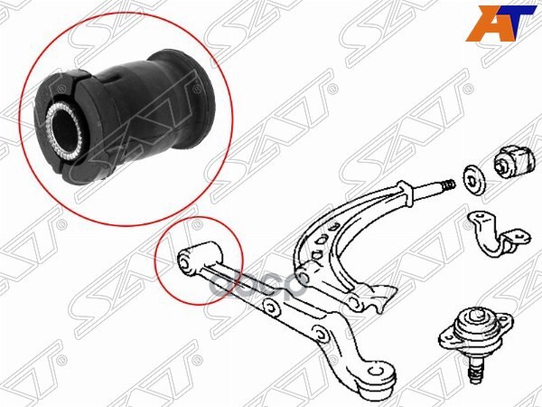 Сайлентблок рычага Toyota Estima 90-99 / Estima Emina 92-99 Sat арт. ST-48654-28030