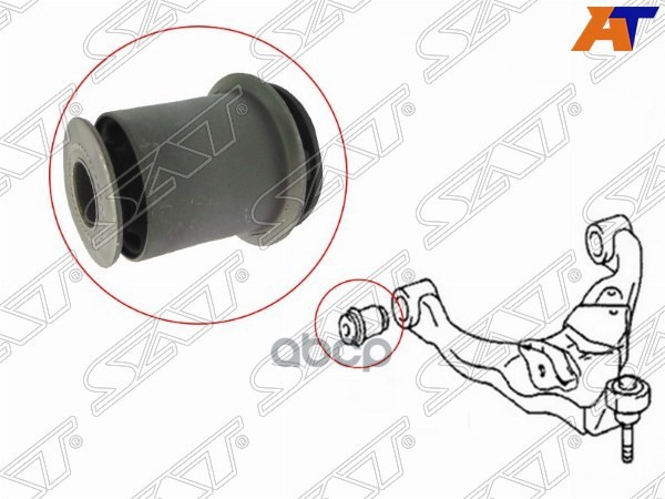 Сайлентблок рычага Toyota Land Cruiser Prado (J120) 02-09 / FJ Cruiser 05-18 Sat арт. ST-48654-60030