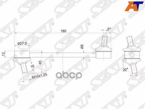 Линк Chery Tiggo T11 05-16 / Lexus RX 97-06 Sat арт. ST-48830-12050