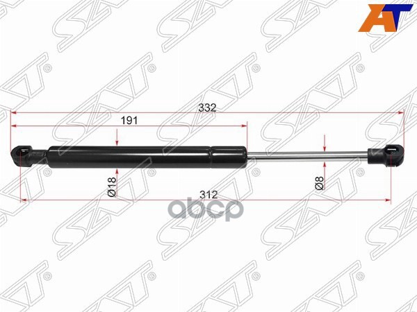 Амортизатор капота BMW 5-Series 03-10 (Справа=Слева) Sat арт. ST-51237008745