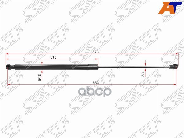 Амортизатор капота Lexus IS 13-20 (Справа=Слева) Sat арт. ST-53440-53020