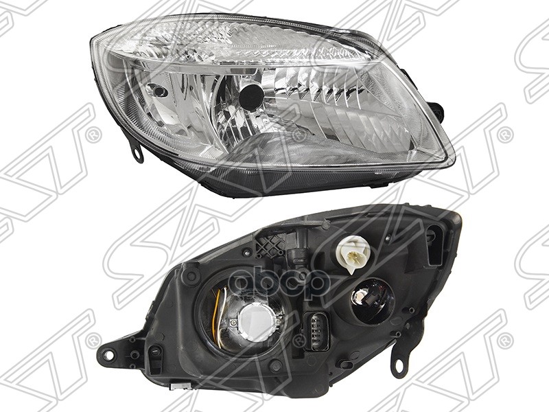 Фара Skoda Fabia 07-10 / Praktik 06-15 (Справа/ Галоген/ Ручная регулировка) Sat арт. ST-665-1114R