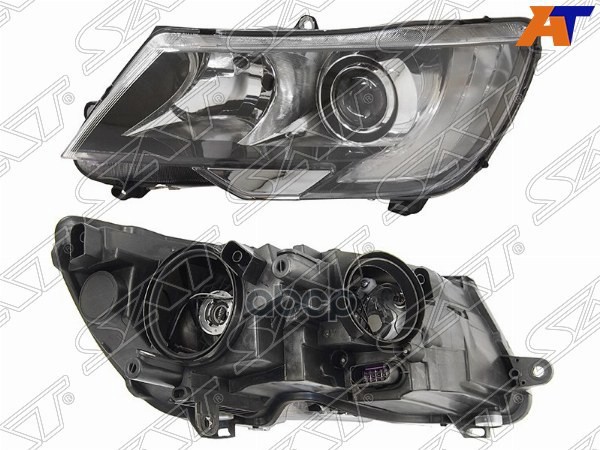 Фара Skoda Superb 13-15 (Слева/ Галоген/ С электрокорректором) Sat арт. ST-665-1127L