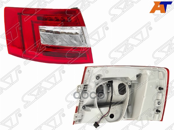 Фонарь задний Skoda Octavia 12-17 (Слева/ Диоды/ 4D SED) Sat арт. ST-665-1929L