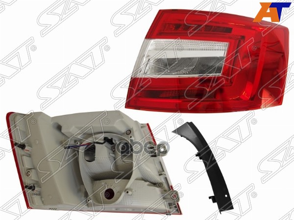 Фонарь задний Skoda Octavia 16-20 (Справа/ Диоды/ 4D SED) Sat арт. ST-665-1940R