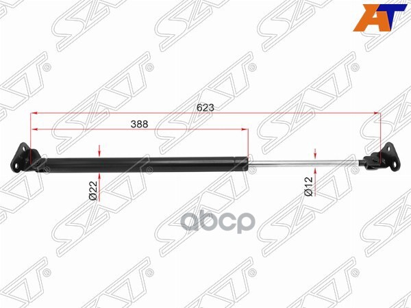 Амортизатор крышки багажника Toyota 4Runner 95-02 / Hilux Surf 95-02 (Справа) Sat арт. ST-68907-35040