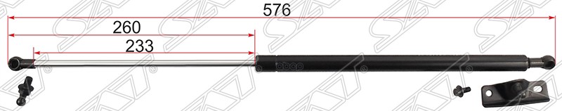 Амортизатор крышки багажника Toyota Corolla Spacio (E110) 97-01 (Справа=Слева) Sat арт. ST-68950-80051