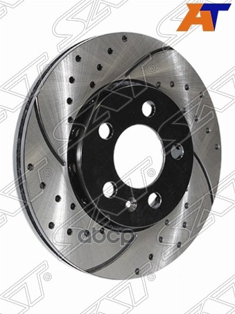Комплект дисков тормозных передний перфорированные VOLKSWAGEN POLO 10-/AUDI A1 11-/SKODA FABIA 00- Sat арт. ST-6R615301PF