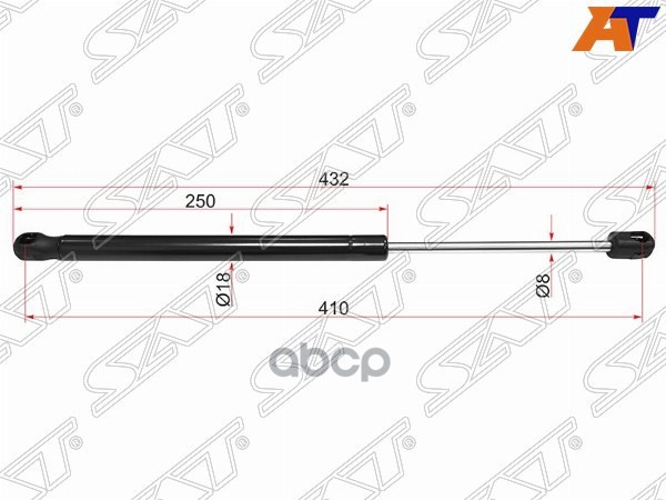 Амортизатор капота SsangYong Kyron 05-16 (Справа=Слева) Sat арт. ST-7115009000